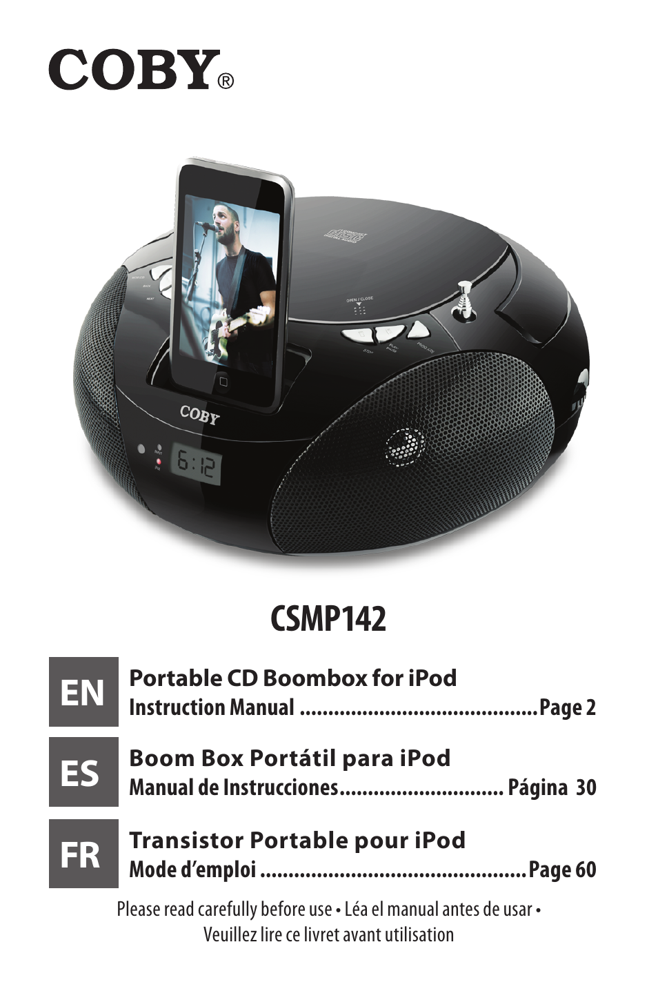 COBY electronic CSMP142 User Manual | 88 pages