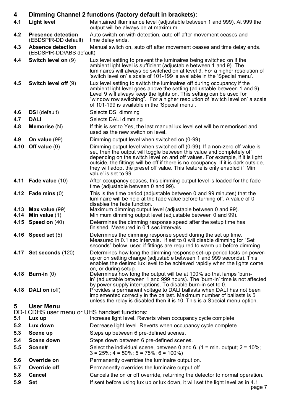 CP Electronics EBDSPIR-DD User Manual | Page 7 / 12