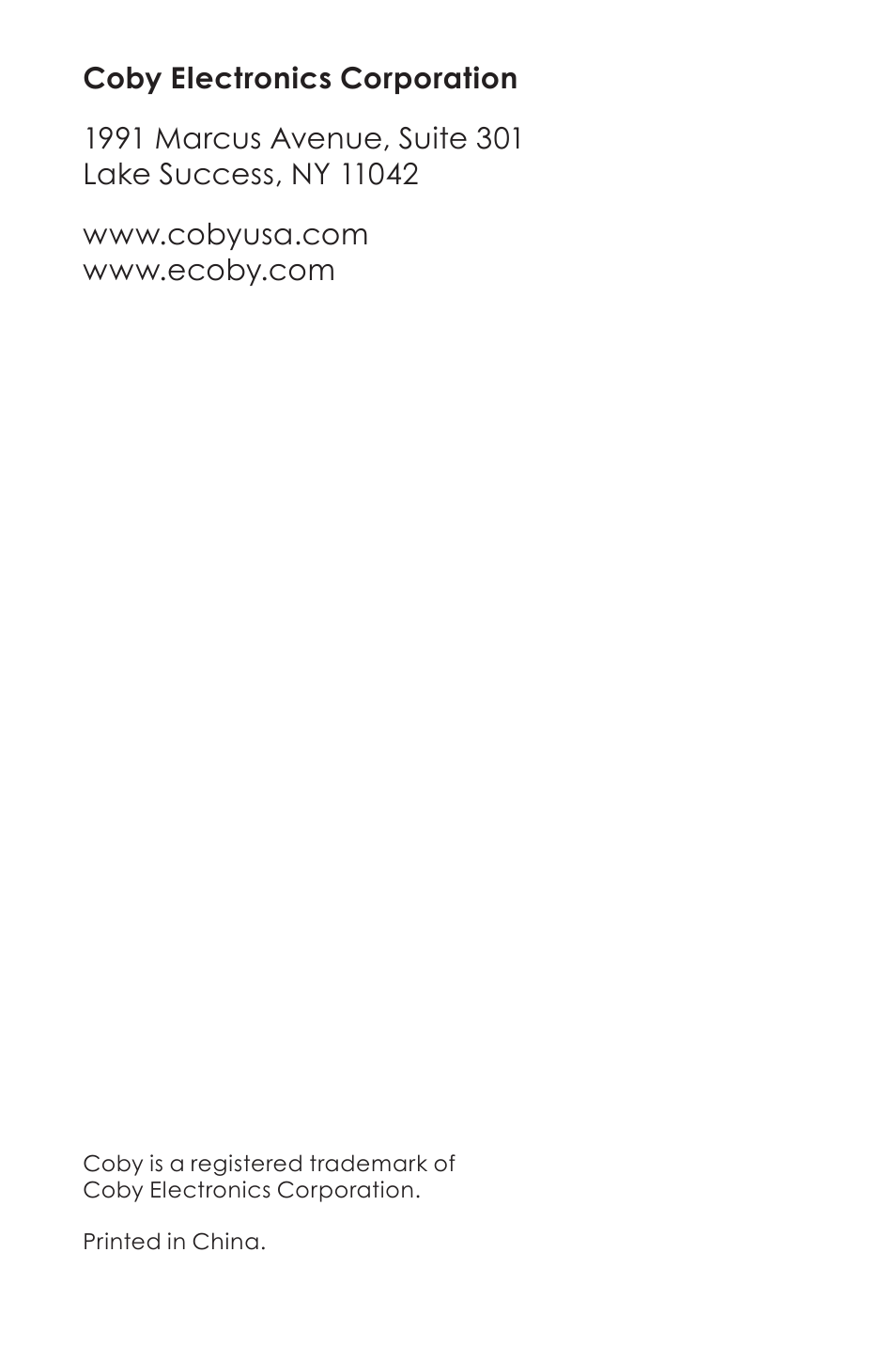 COBY electronic HDR-650 User Manual | Page 28 / 28