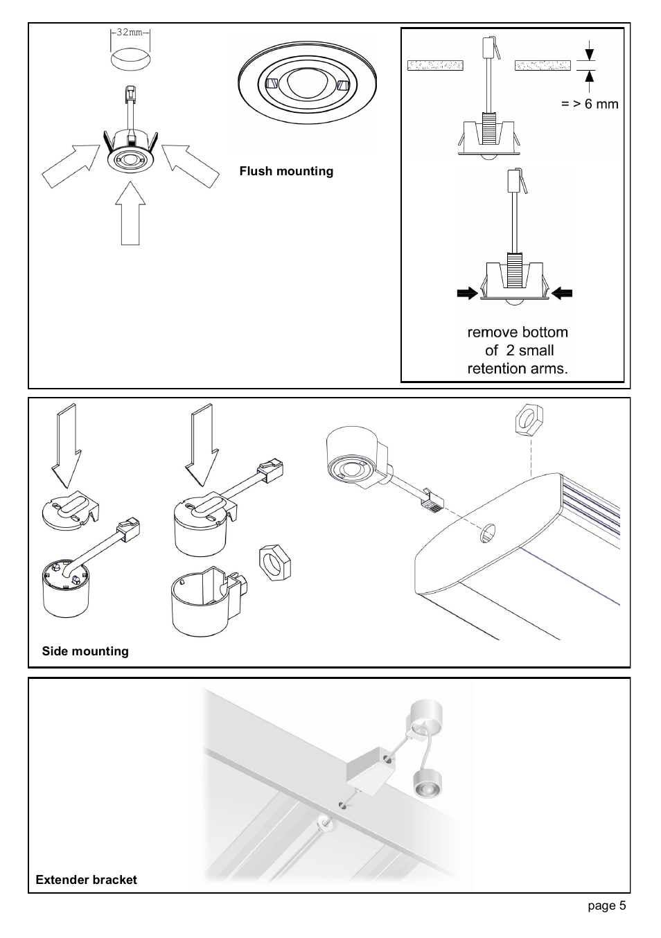 CP Electronics EBMPIR + slim line PSU User Manual | Page 5 / 12