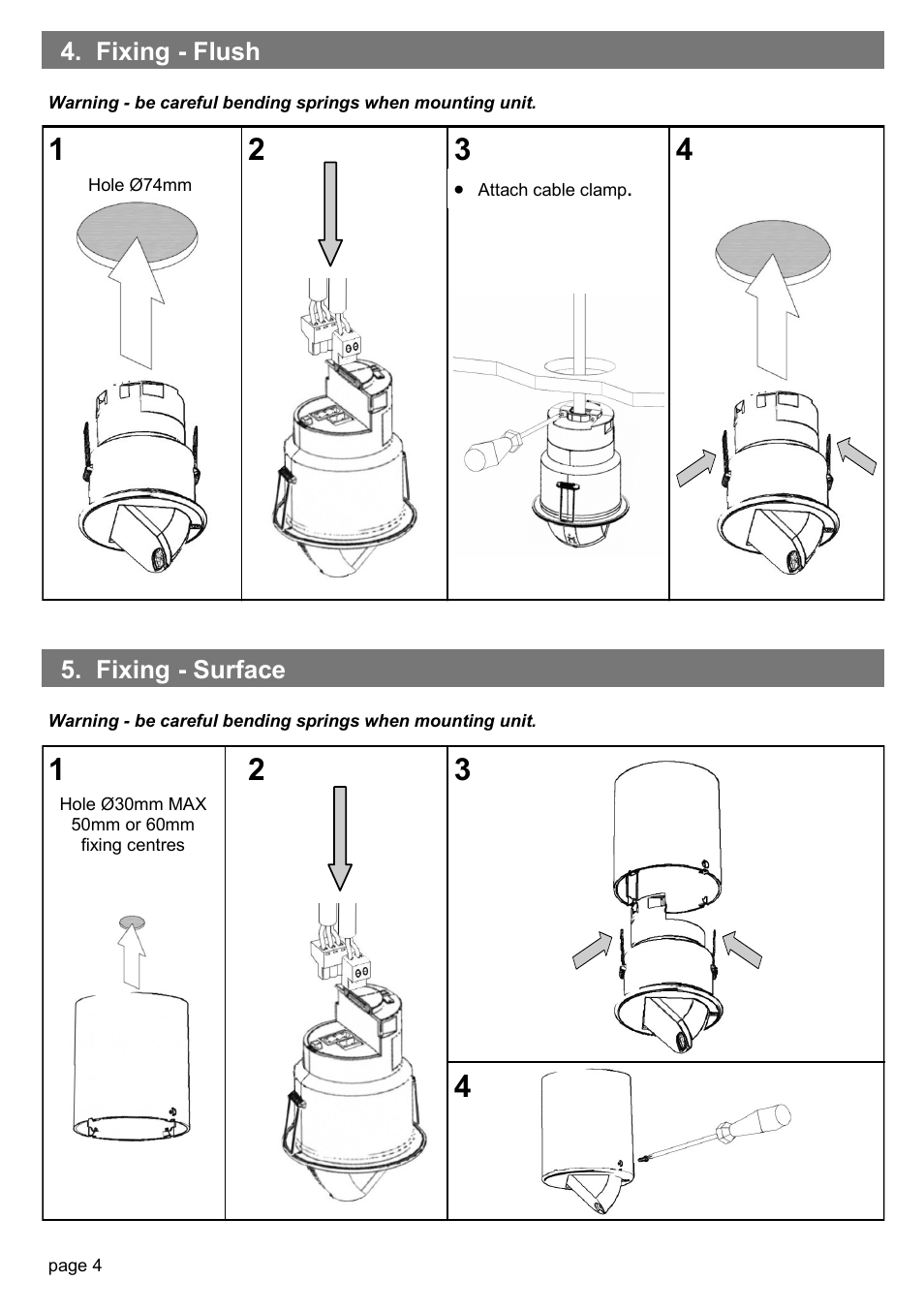 CP Electronics MWS3A-PRM User Manual | Page 4 / 8