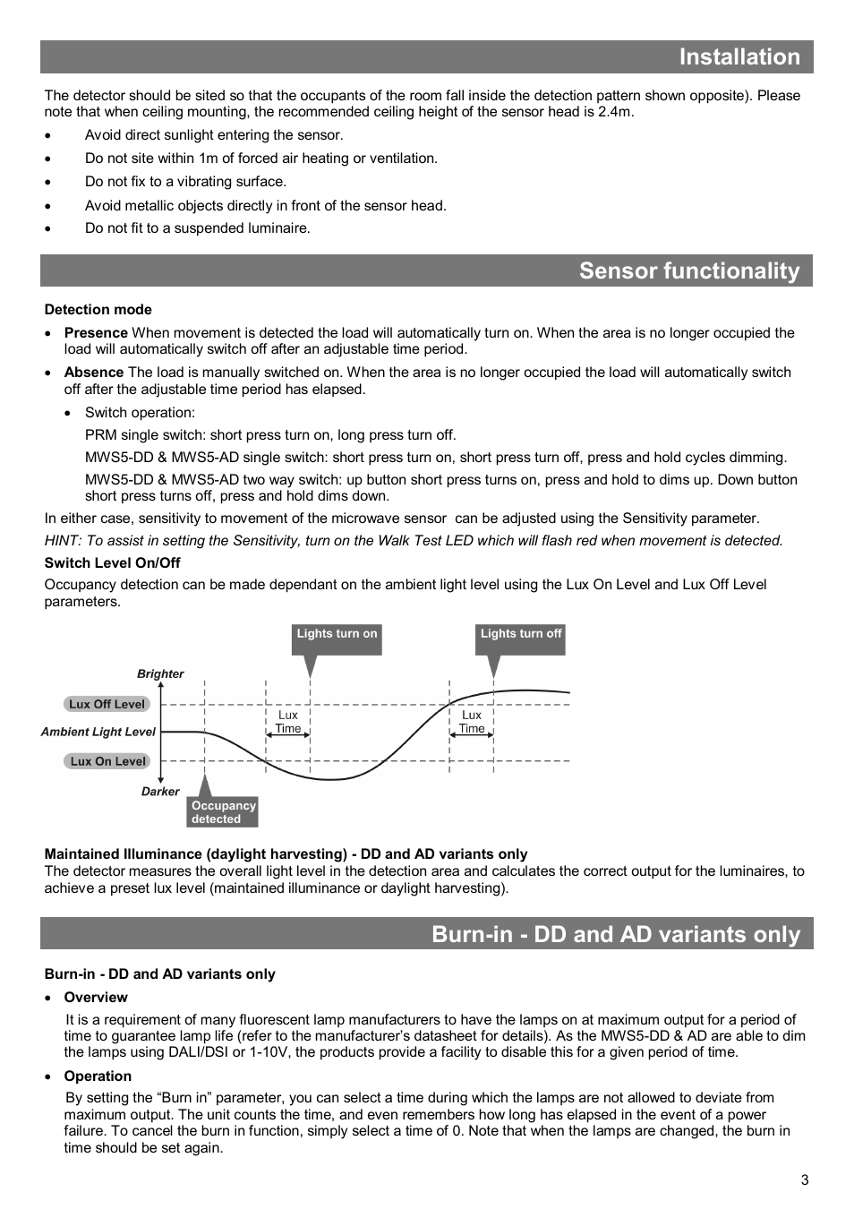 Installation | CP Electronics MWS5-SA User Manual | Page 3 / 12