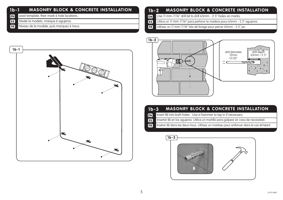 1b-3, 1b-2, 1b-1 | Crimson A55V User Manual | Page 5 / 10