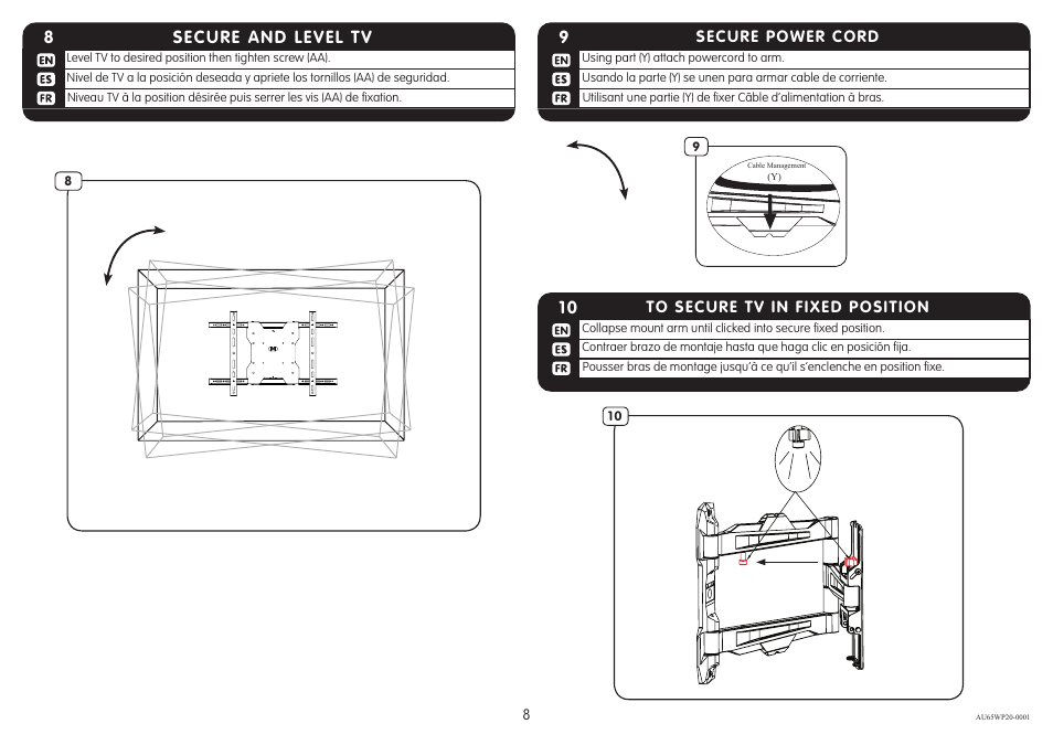 Crimson AU65WP20 User Manual | Page 8 / 9