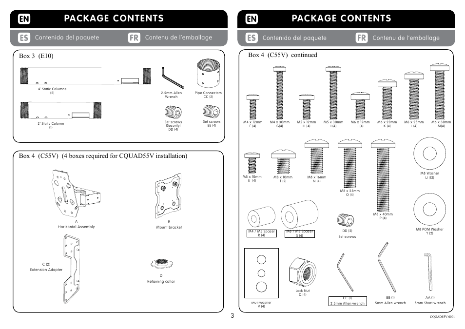 Crimson CQUAD55V User Manual | Page 3 / 10