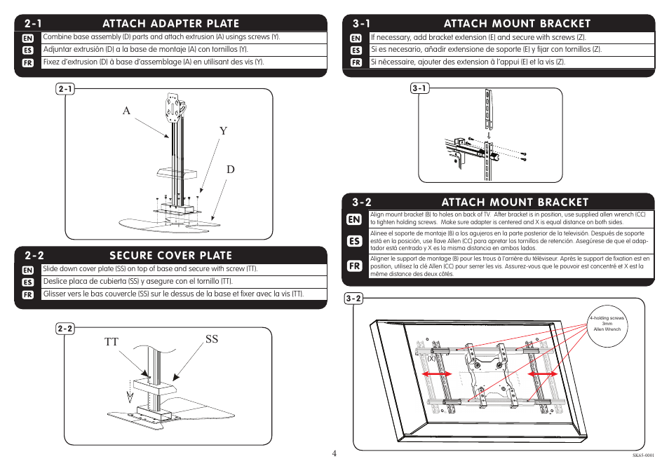 Ss tt, Ay d | Crimson SK65 User Manual | Page 4 / 8