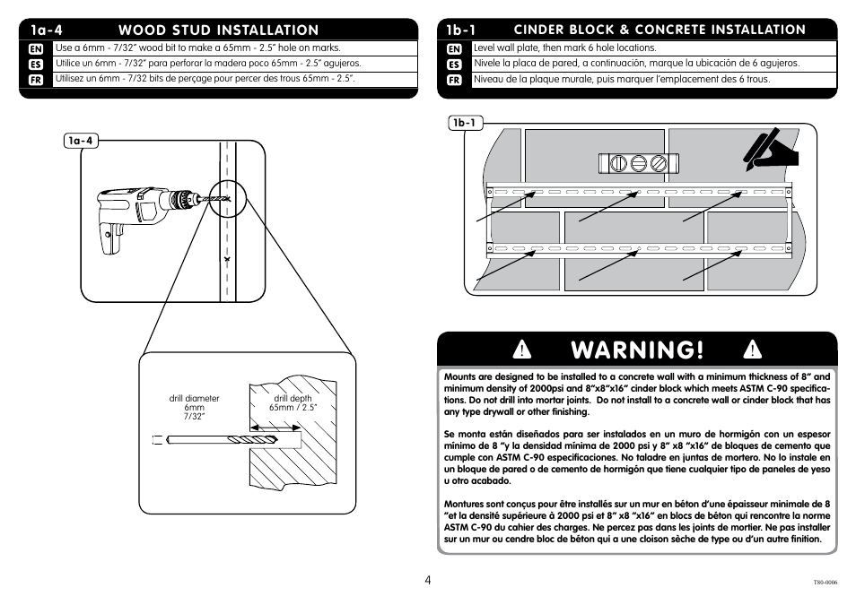 Warning | Crimson T80 User Manual | Page 4 / 8