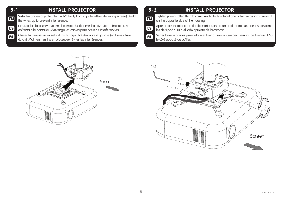 Screen | Crimson JKR3 User Manual | Page 8 / 11