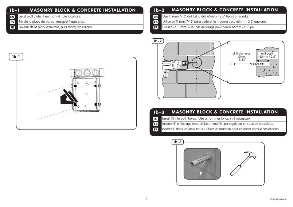 1b-3, 1b-2, 1b-1 | Crimson JSK1 User Manual | Page 5 / 9