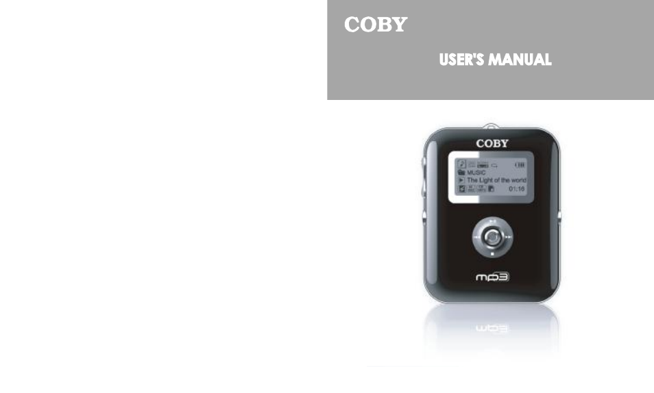 COBY electronic MPC751 User Manual | 16 pages