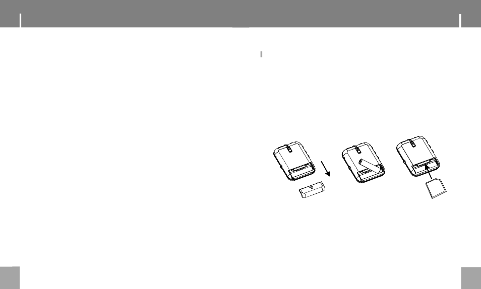 Safety instructions, Battery installation, Sd/mmc card installation | Installing a battery and sd/mmc card | COBY electronic MPC751 User Manual | Page 4 / 16