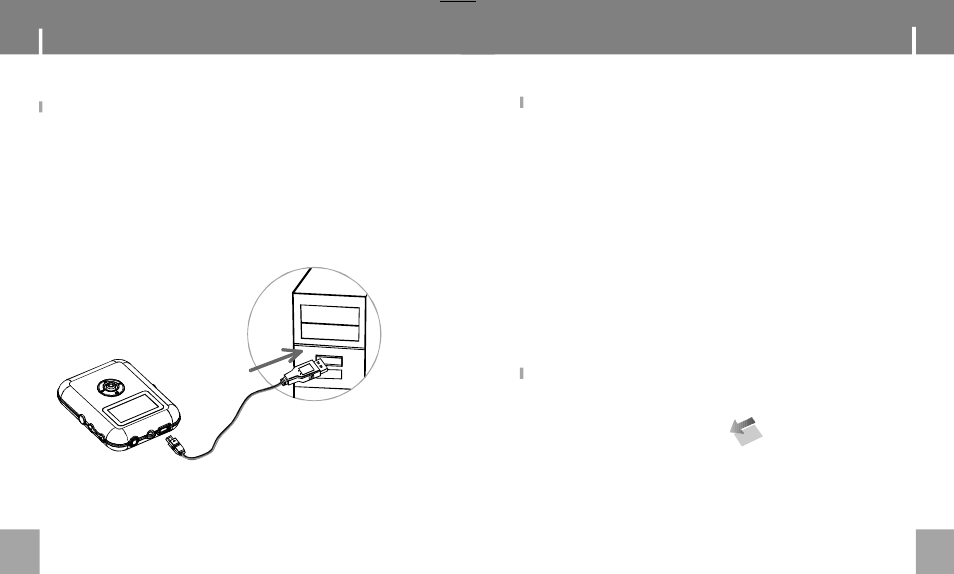 Connecting to a computer, Transferring files, Connecting to pc | Downloading / uploading files | COBY electronic MPC751 User Manual | Page 7 / 16
