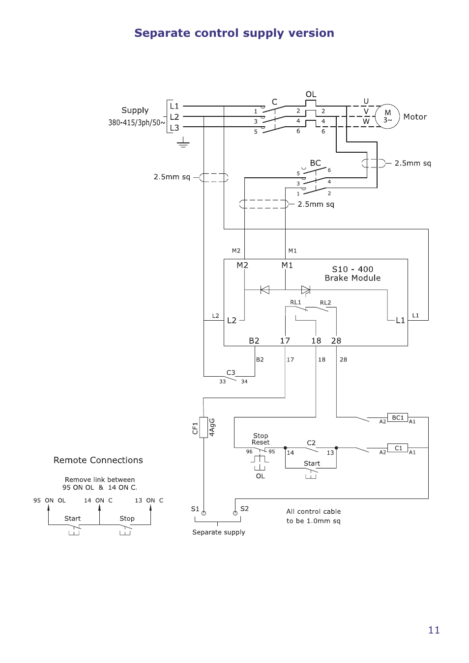 Crompton Controls 3DPM1CHS/10 User Manual | Page 11 / 16