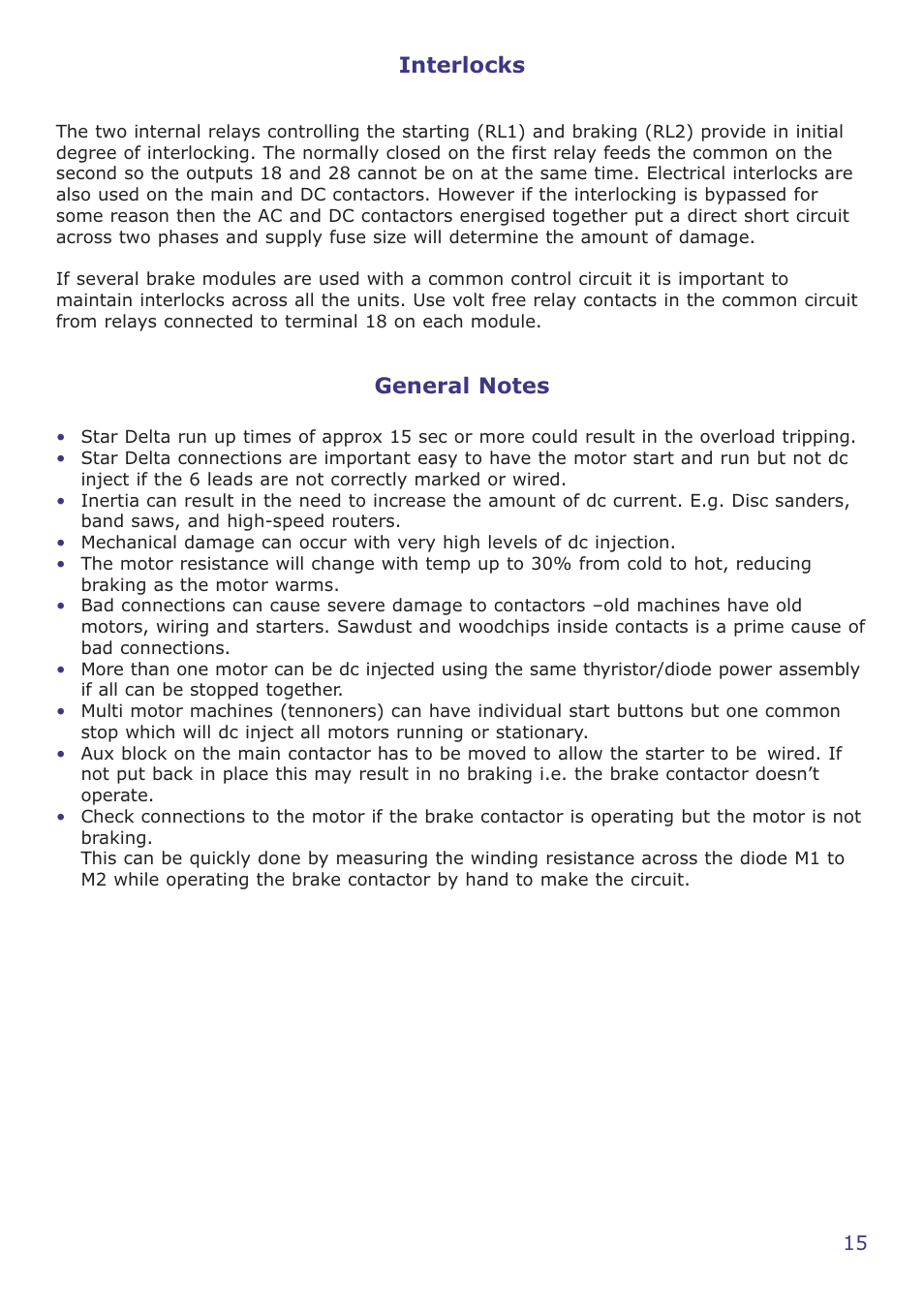 Interlocks | Crompton Controls 3DPM1CHS/10 User Manual | Page 15 / 16