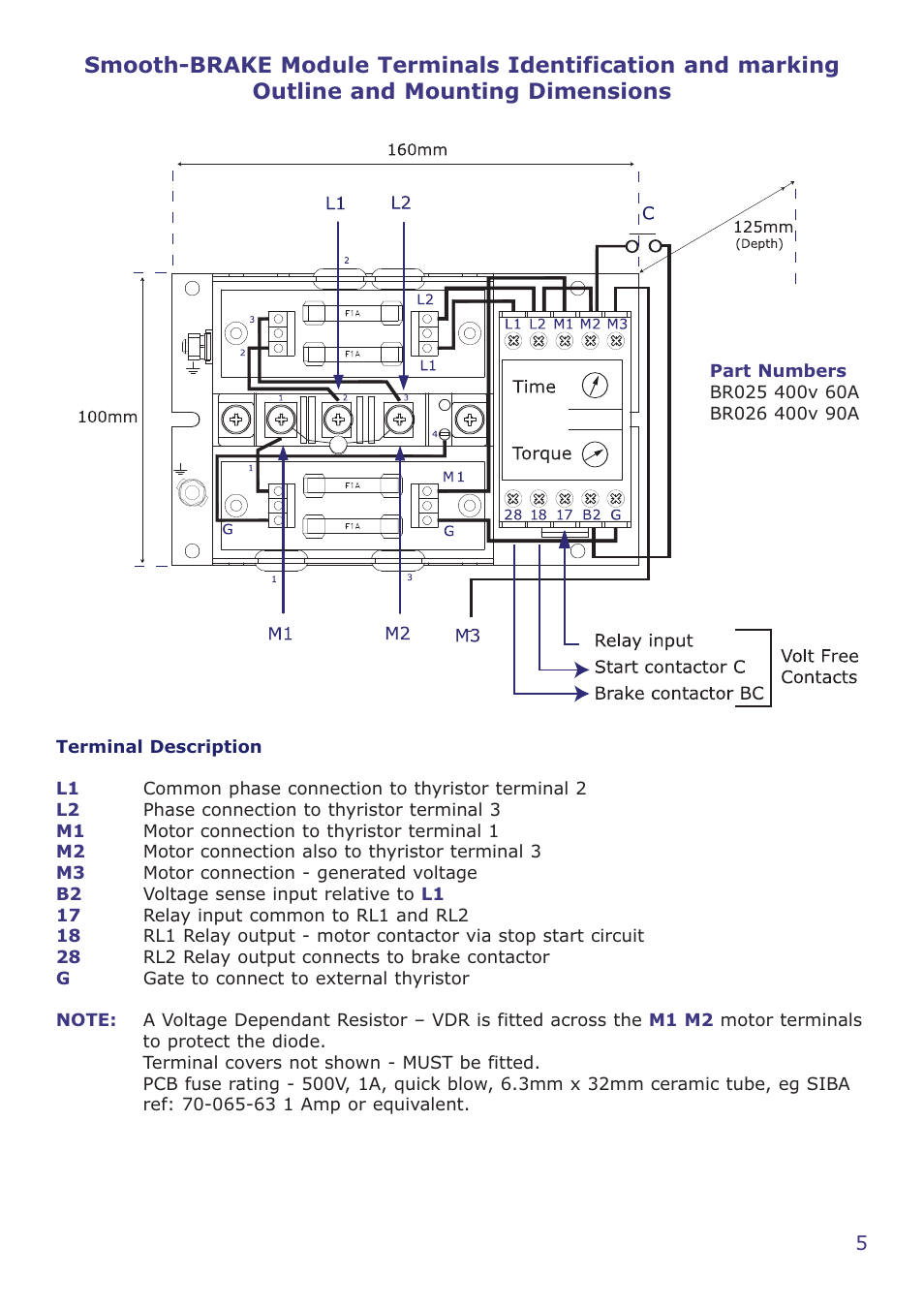 Crompton Controls 3DPM1CHS/10 User Manual | Page 5 / 16