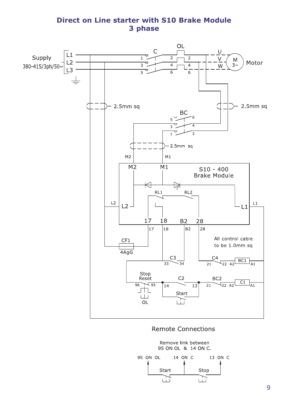 Crompton Controls 3DPM1CHS/10 User Manual | Page 9 / 16