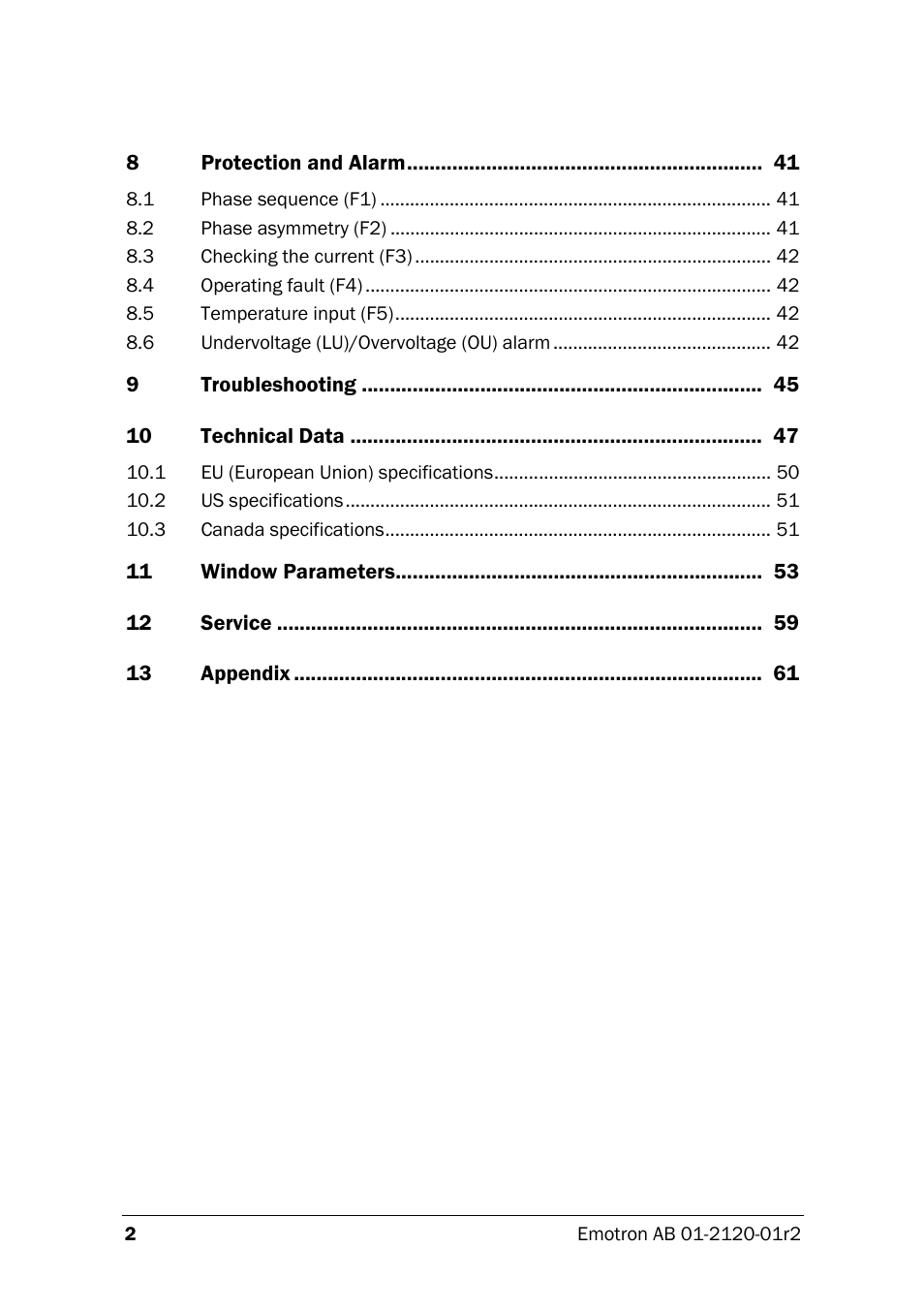 Crompton Controls DCM User Manual | Page 3 / 64