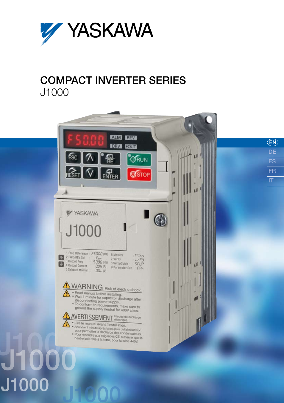 Crompton Controls CIMR-JC4A0001BAA User Manual | 8 pages