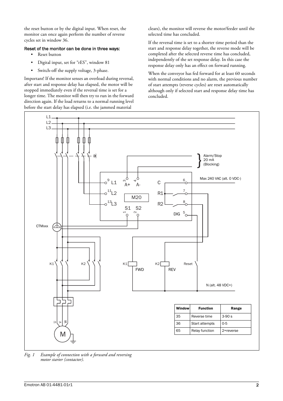 Crompton Controls M20 User Manual | Page 55 / 56