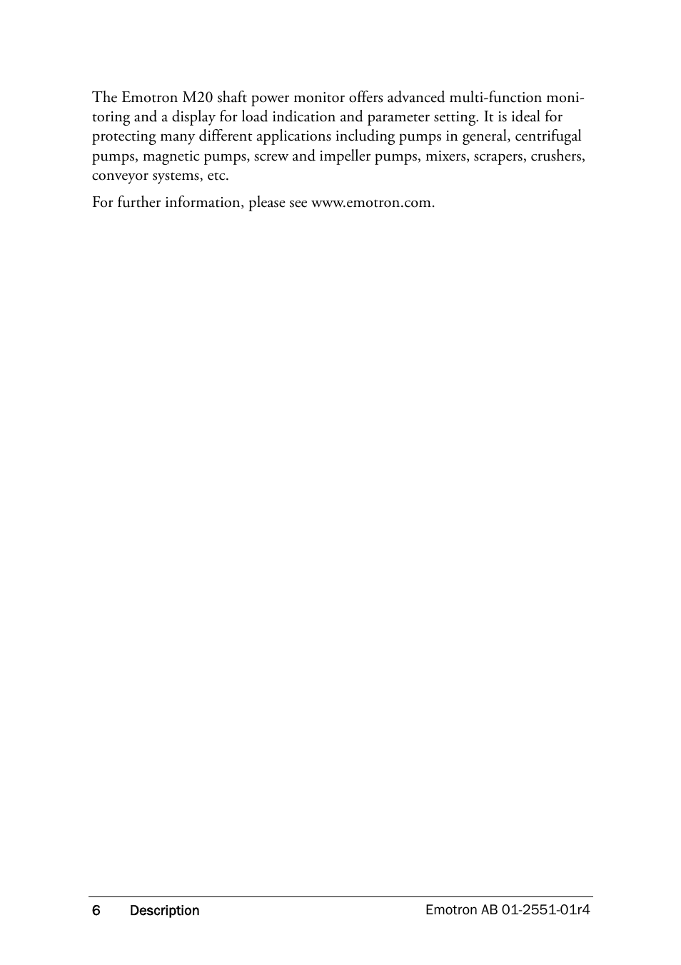 Crompton Controls M20 User Manual | Page 7 / 56