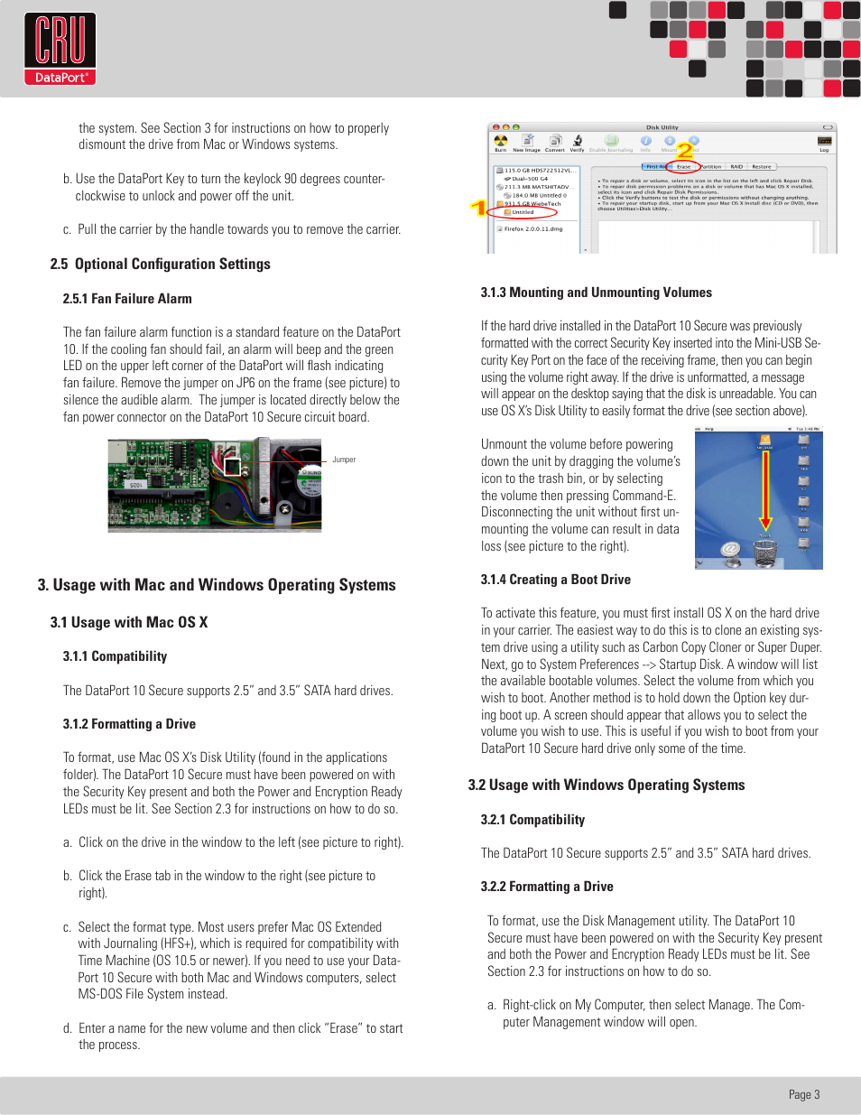CRU DataPort 10 Secure 256-bit User Manual | Page 4 / 7