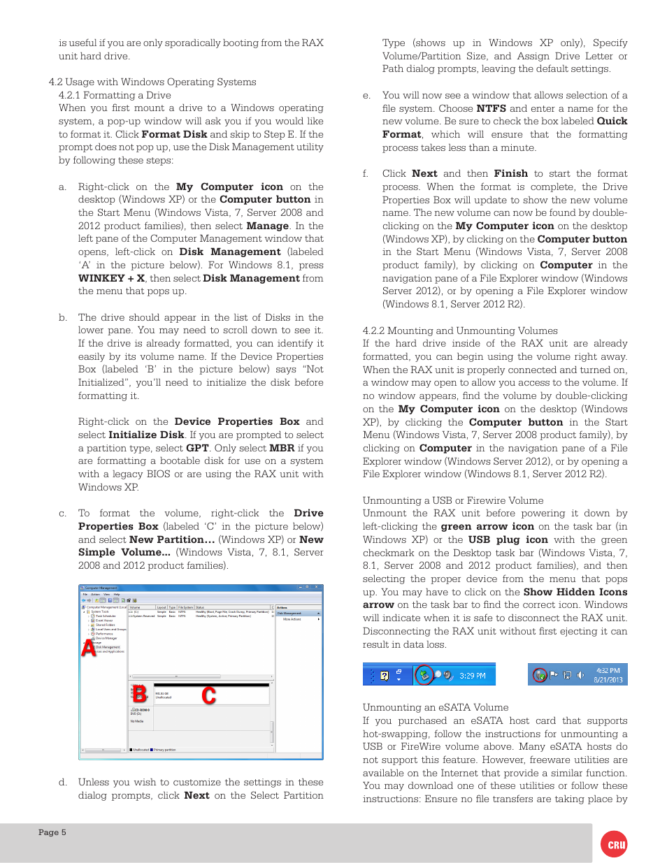 CRU RAX210-3QJ User Manual | Page 5 / 8