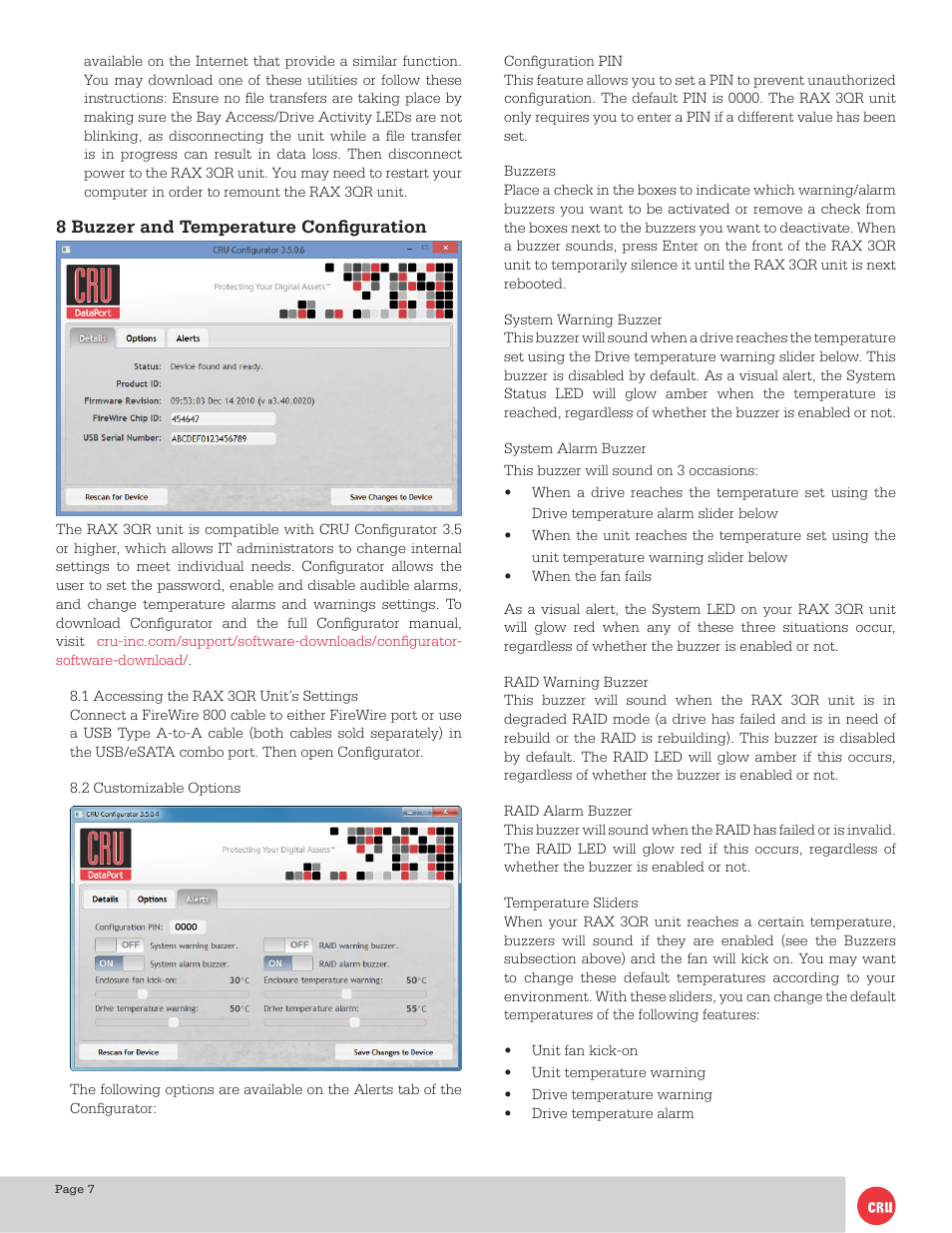 CRU RAX210-3QR User Manual | Page 7 / 10
