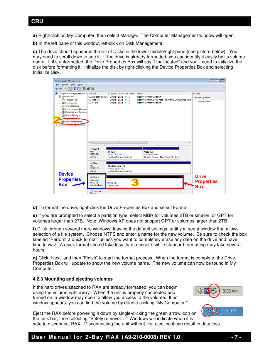 CRU RAX210-SJ User Manual | Page 7 / 9