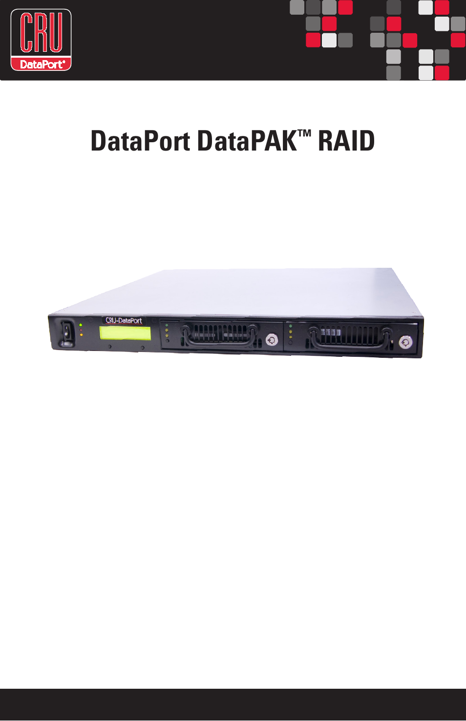 CRU DataPAK User Manual | 24 pages