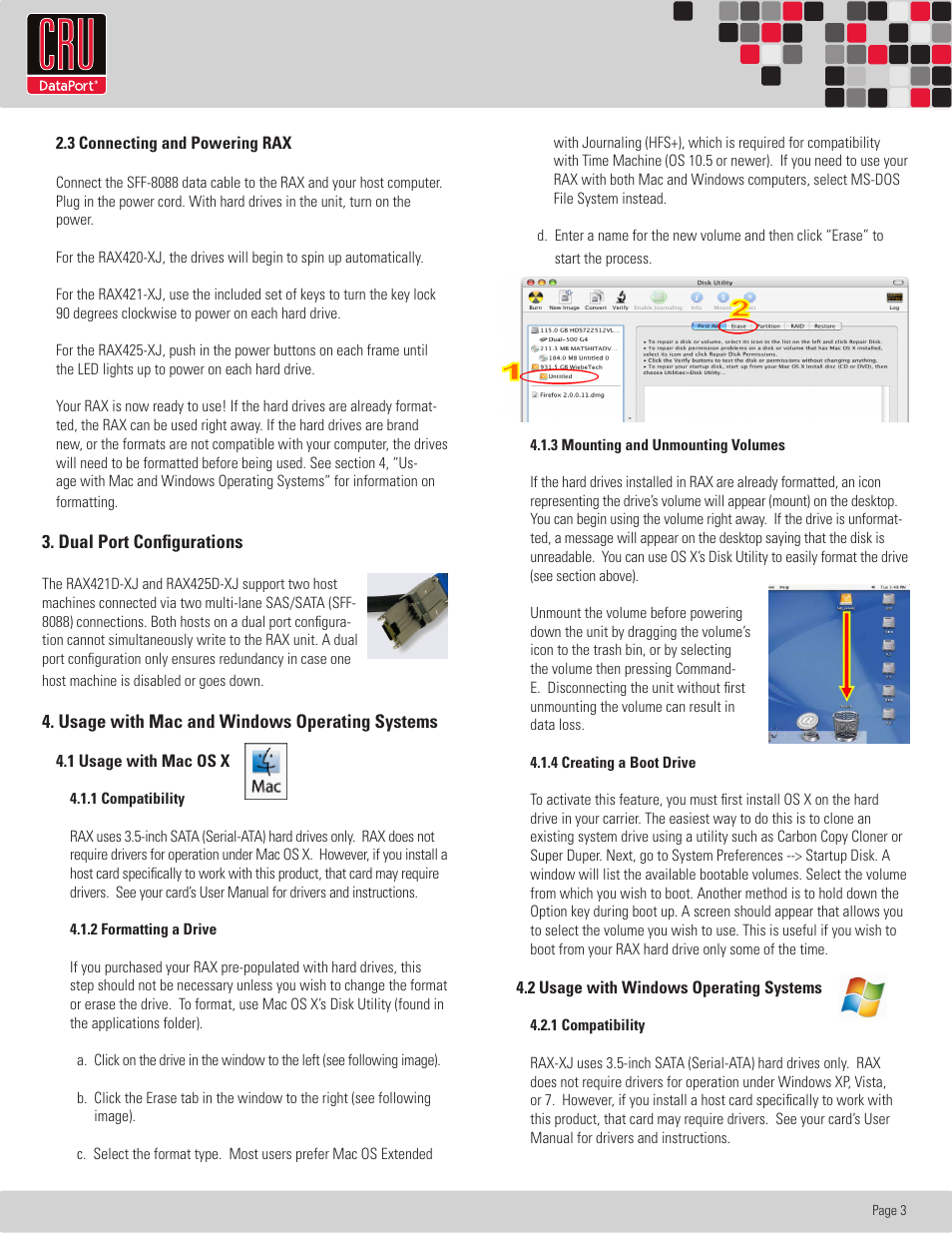 CRU RAX420-XJ User Manual | Page 4 / 6