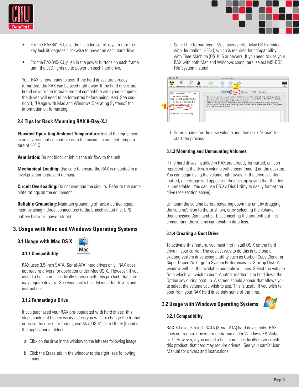 CRU RAX840-XJ User Manual | Page 4 / 6