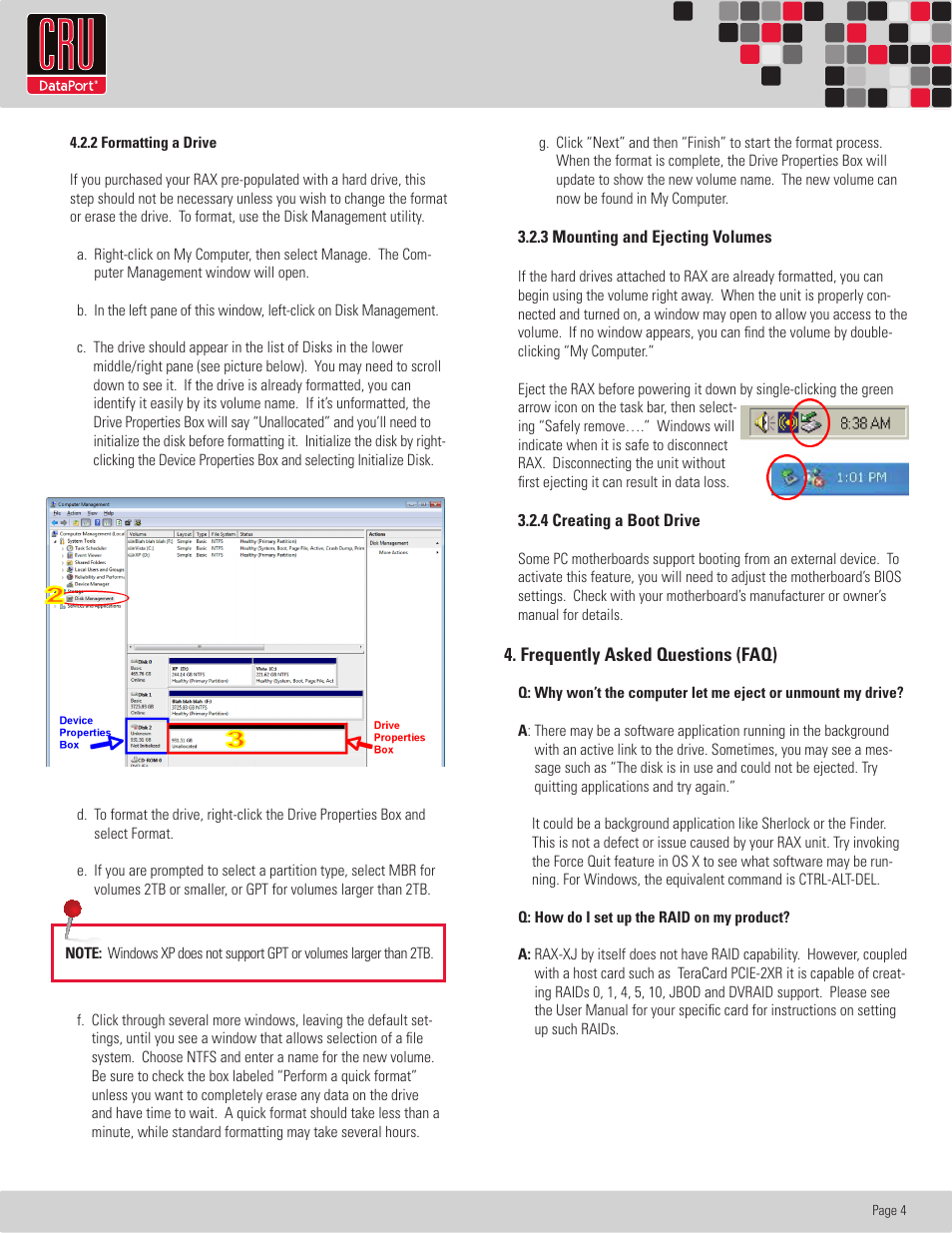 CRU RAX840-XJ User Manual | Page 5 / 6