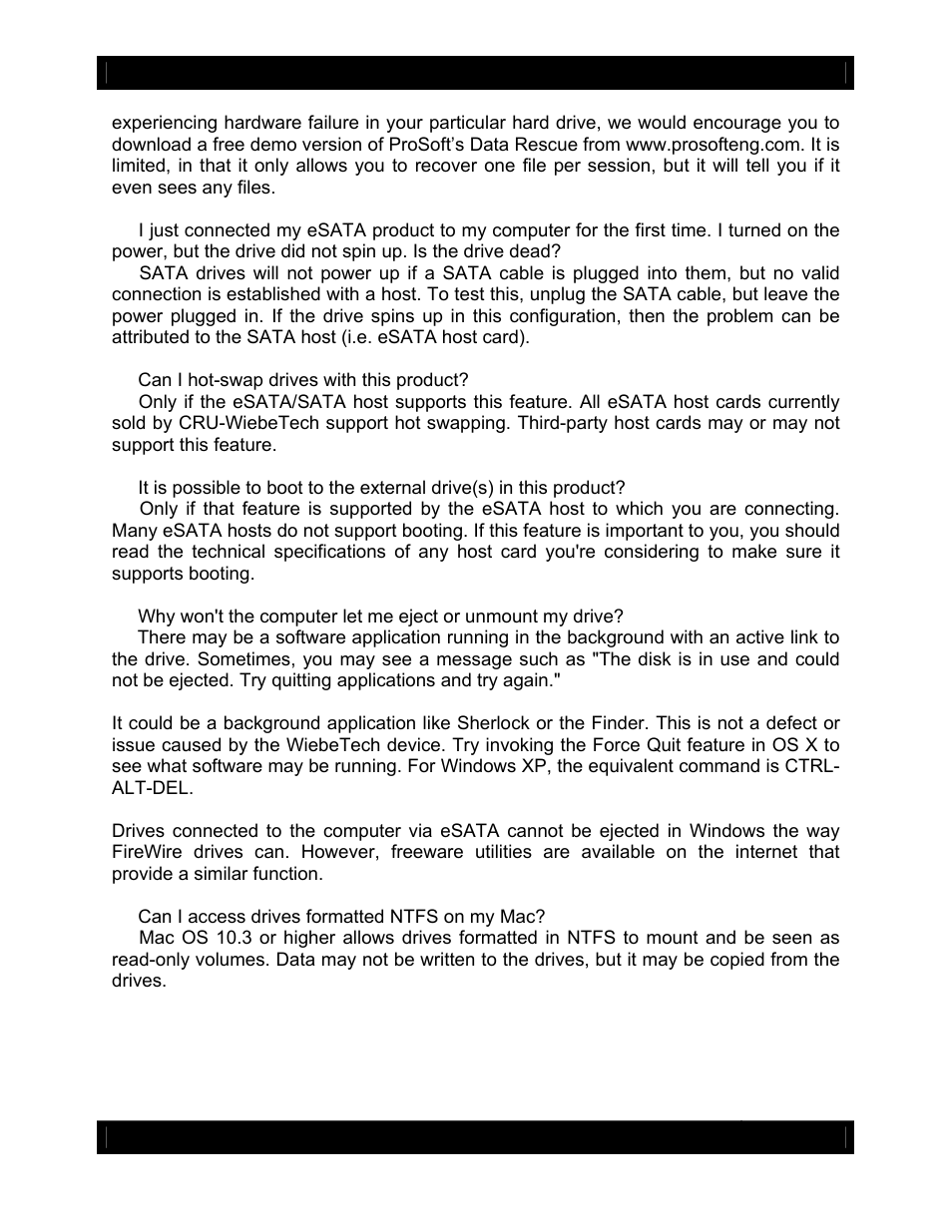 CRU RTX100-3Q User Manual | Page 8 / 9