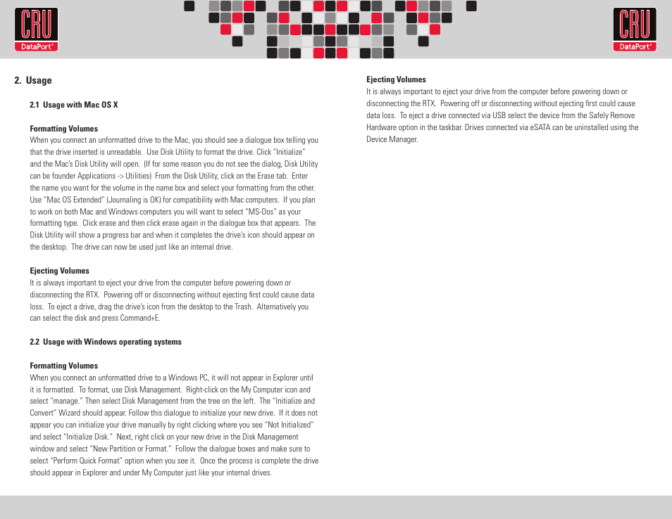 CRU RTX100-3SJ User Manual | Page 2 / 2