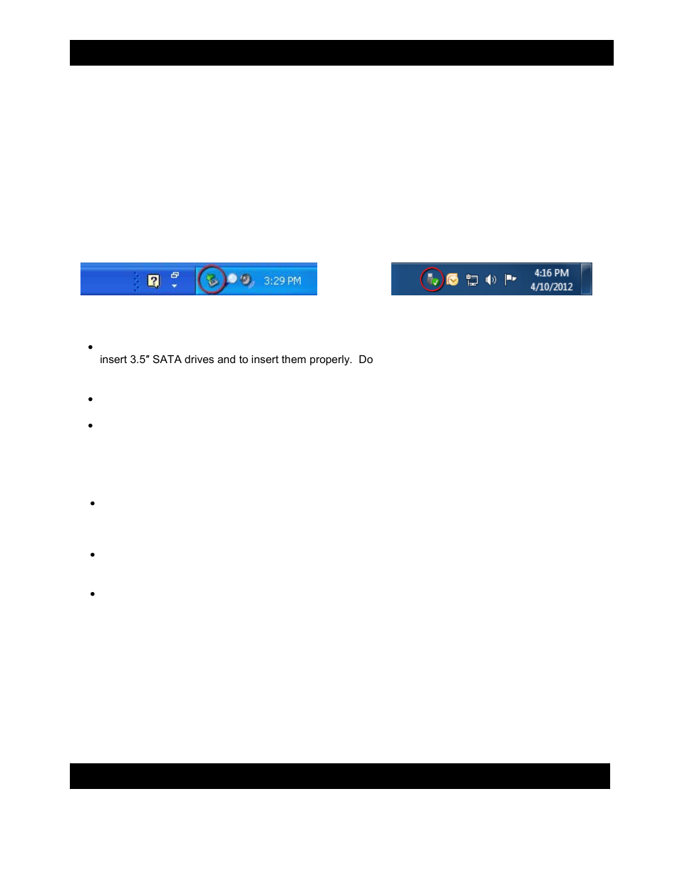 Warnings and notices, Frequently asked questions | CRU RTX111-3Q User Manual | Page 7 / 9