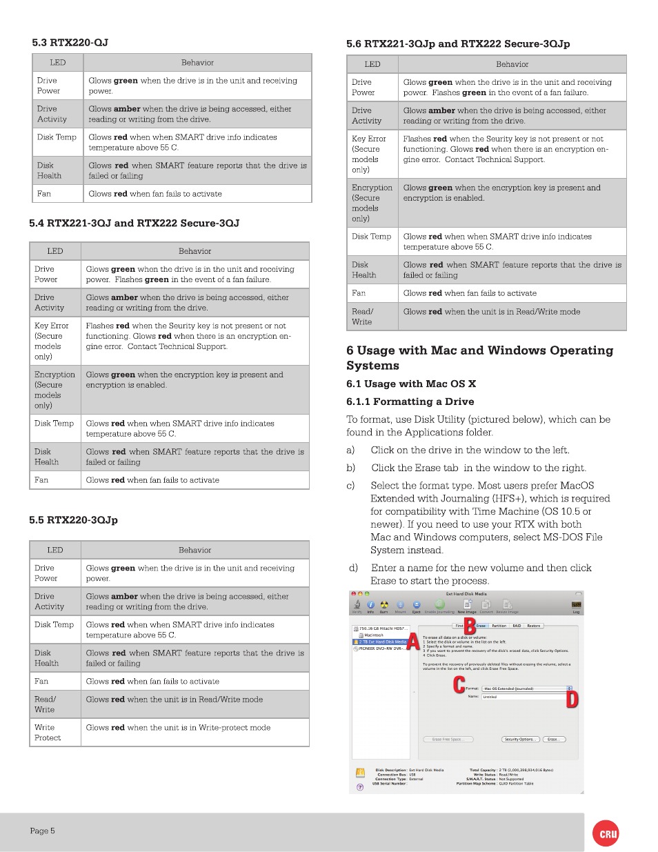 CRU RTX220-3QJ User Manual | Page 5 / 8