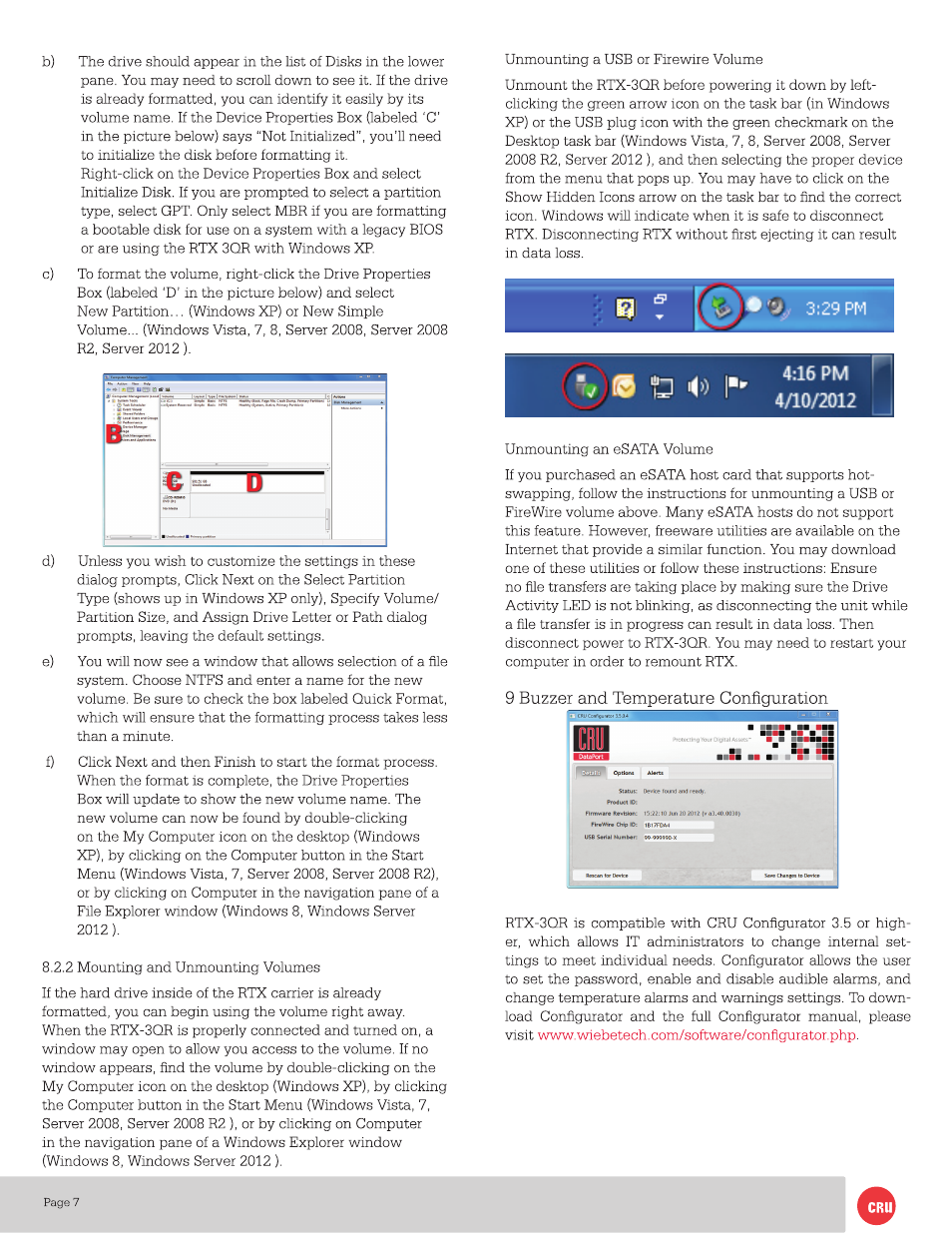 CRU RTX220-3QR User Manual | Page 7 / 9
