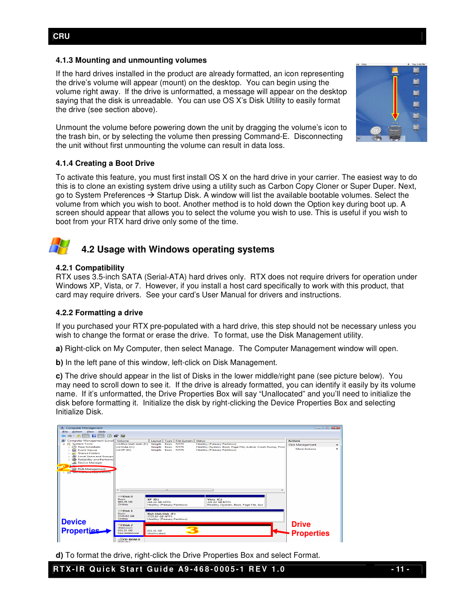CRU RTX410-IR User Manual | Page 11 / 13