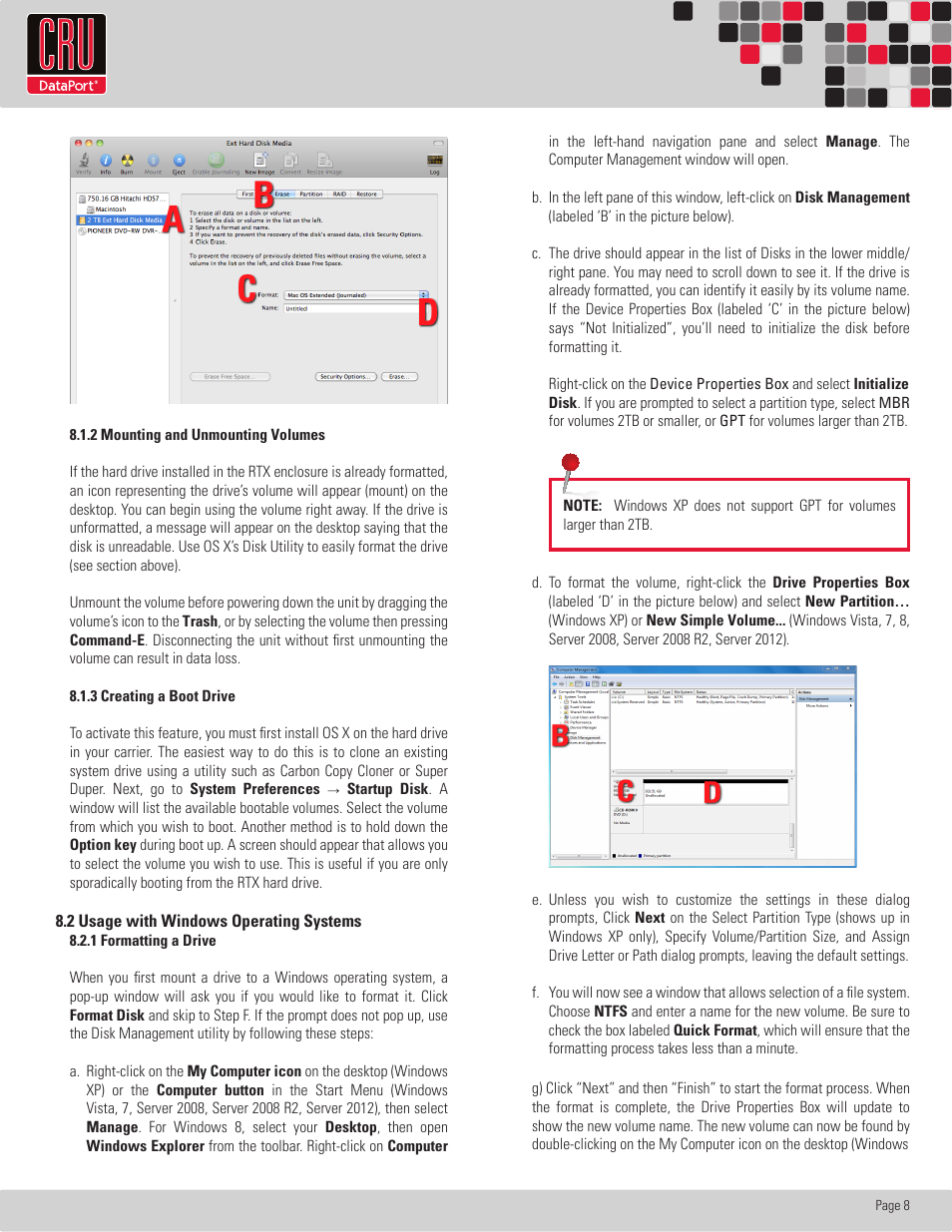 CRU RTX Secure 410-3QR User Manual | Page 8 / 10