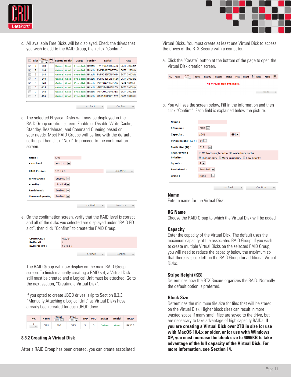 CRU RTX Secure 610-IR User Manual | Page 11 / 31