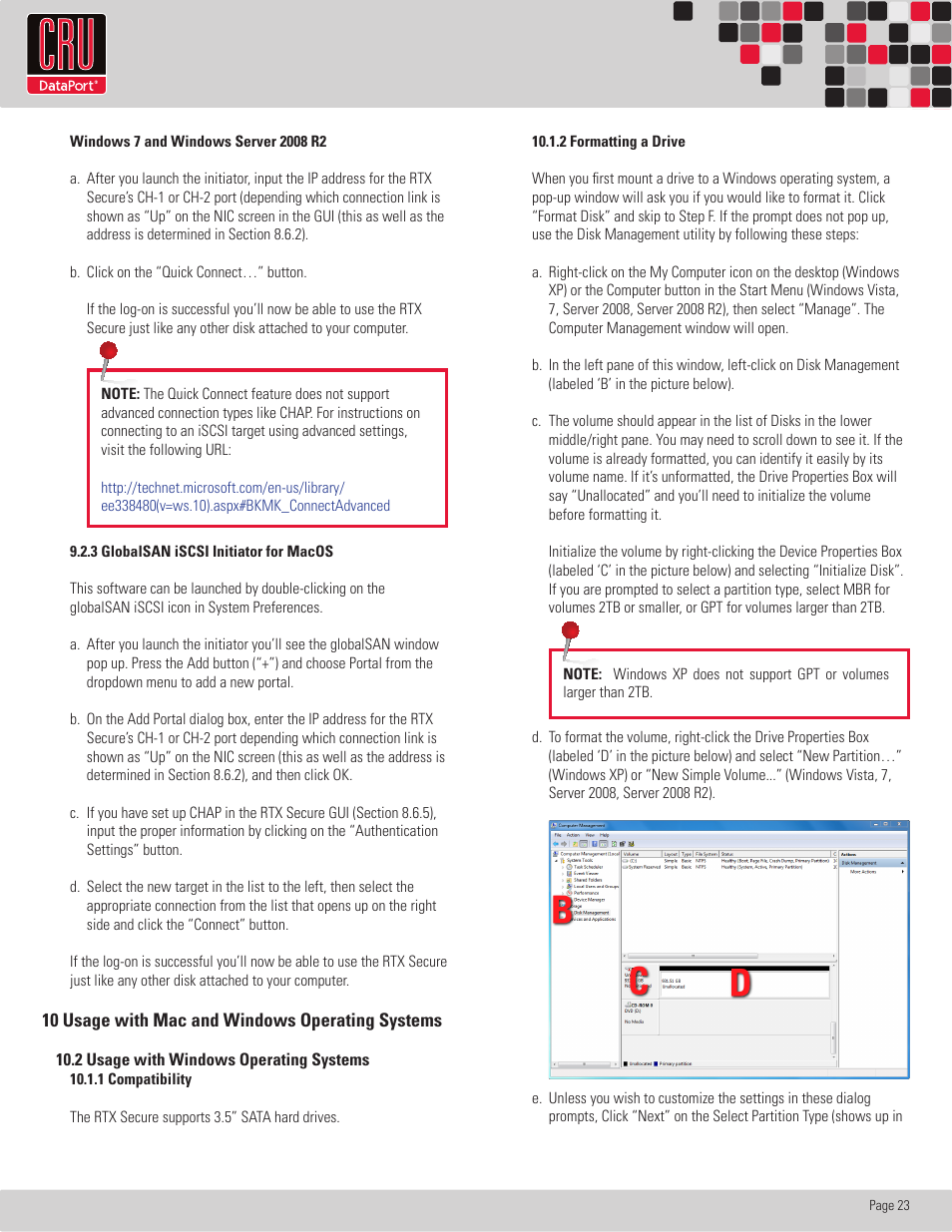 CRU RTX Secure 610-IR User Manual | Page 23 / 31