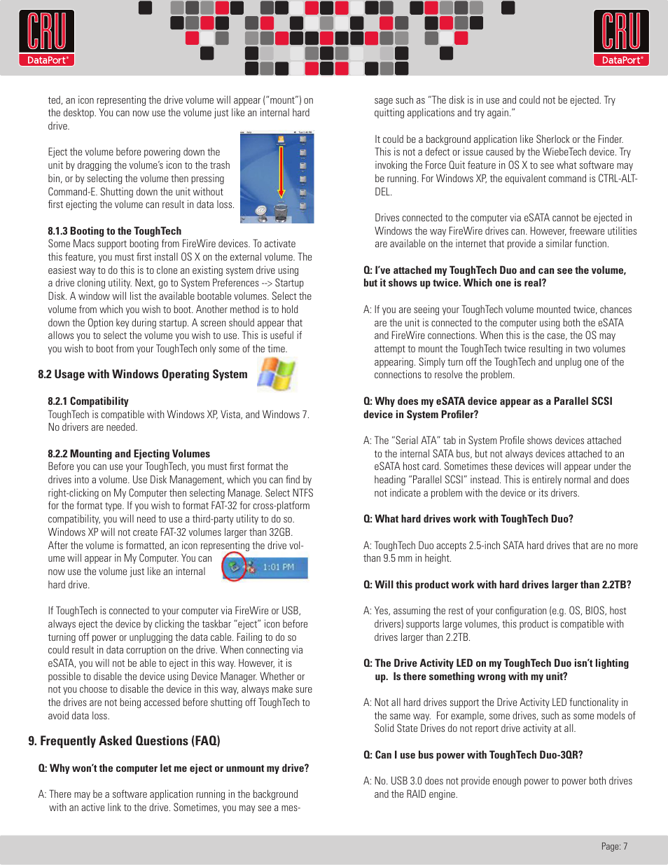 CRU ToughTech Duo 3SR User Manual | Page 7 / 8