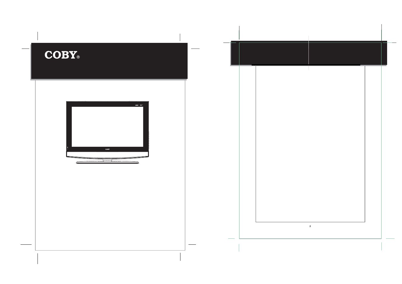 Instruction manual, Tft lcd widescreen television | COBY TF-TV4217 User Manual | Page 10 / 13