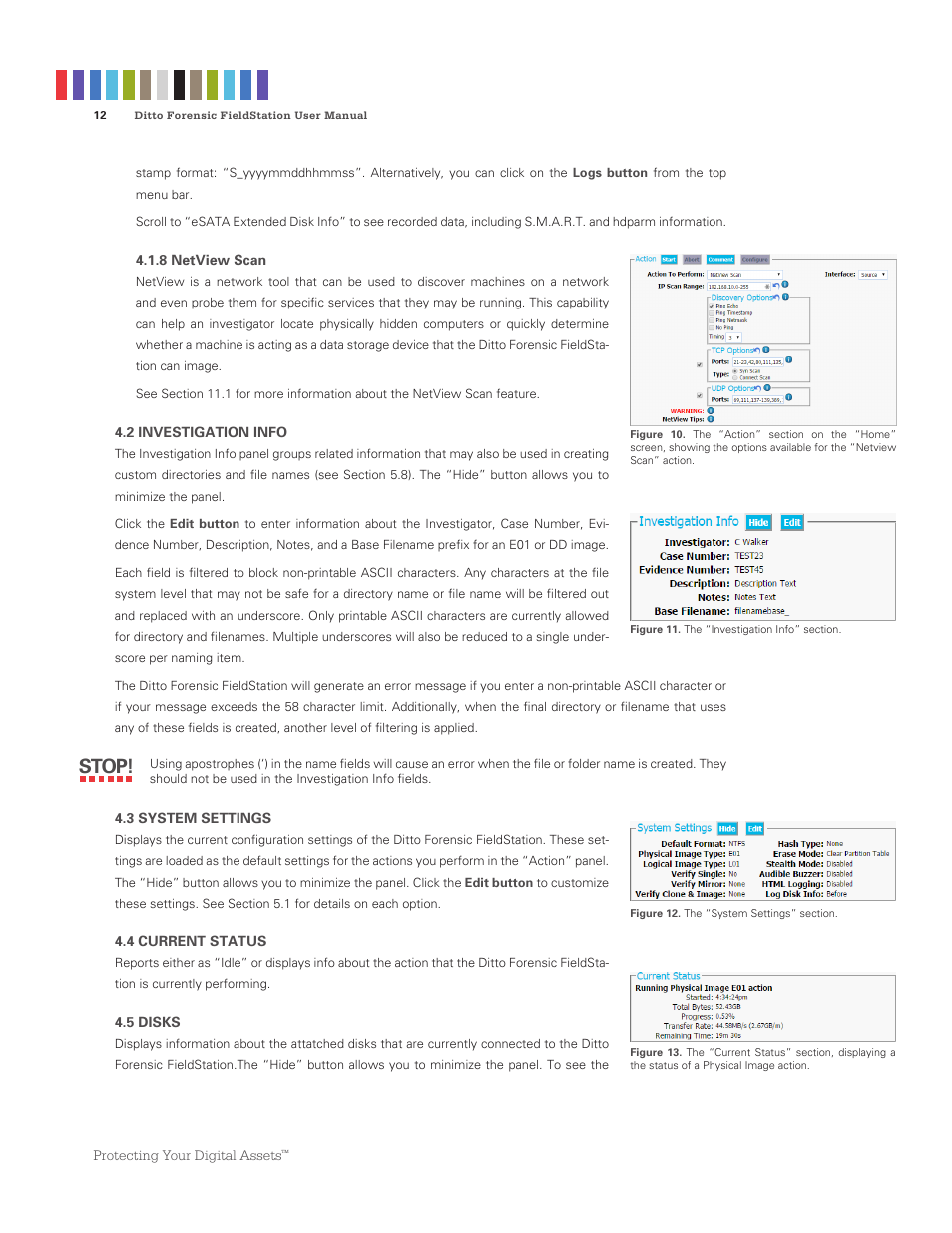 Stop | CRU Ditto Forensic FieldStation User Manual | Page 12 / 38