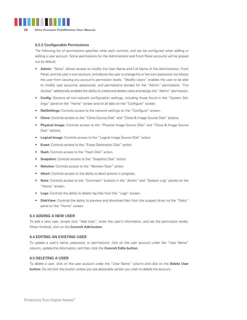 CRU Ditto Forensic FieldStation User Manual | Page 23 / 38