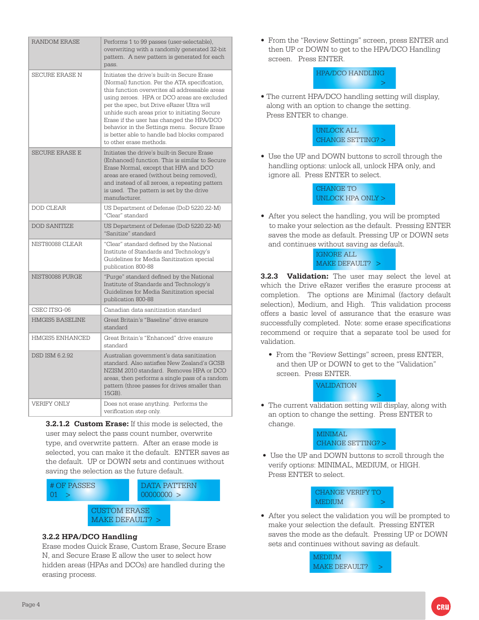 CRU Drive eRazer Ultra User Manual | Page 4 / 9