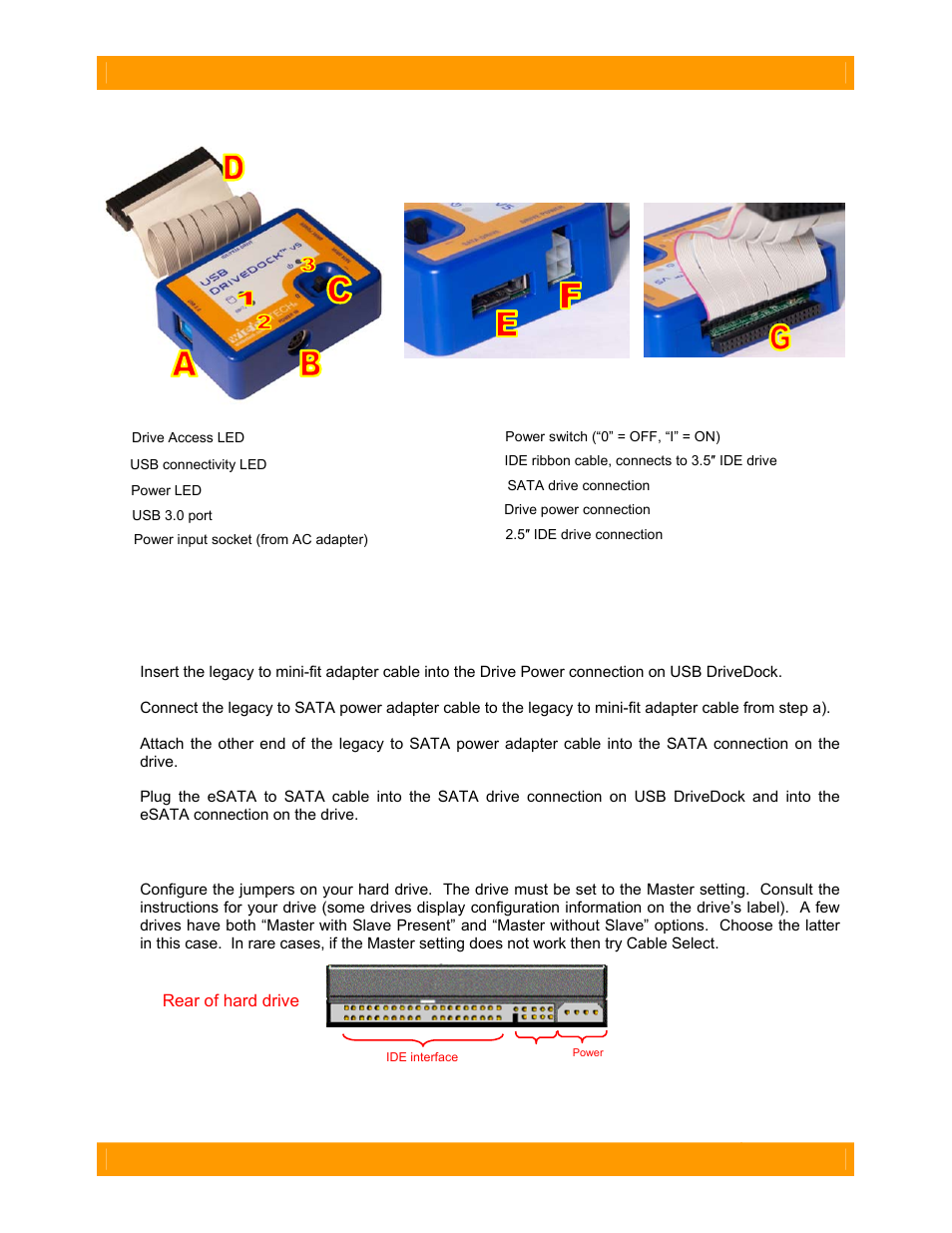 Setup | CRU USB DriveDock v5 User Manual | Page 2 / 6