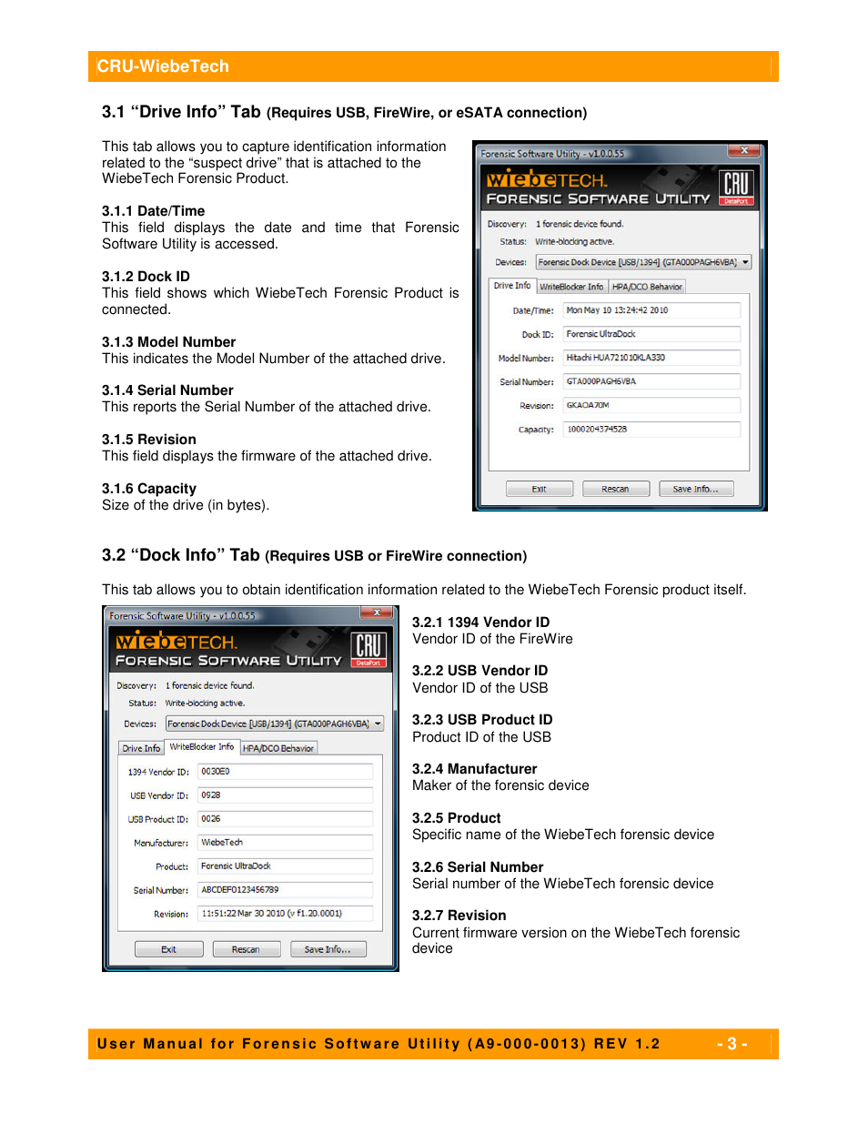 CRU USB WriteBlocker User Manual | Page 3 / 7