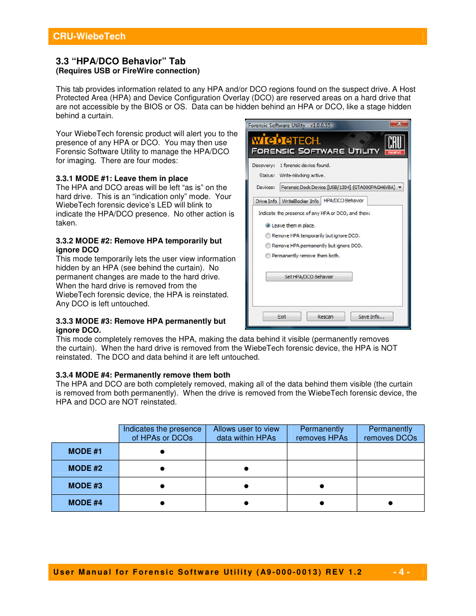 CRU USB WriteBlocker User Manual | Page 4 / 7