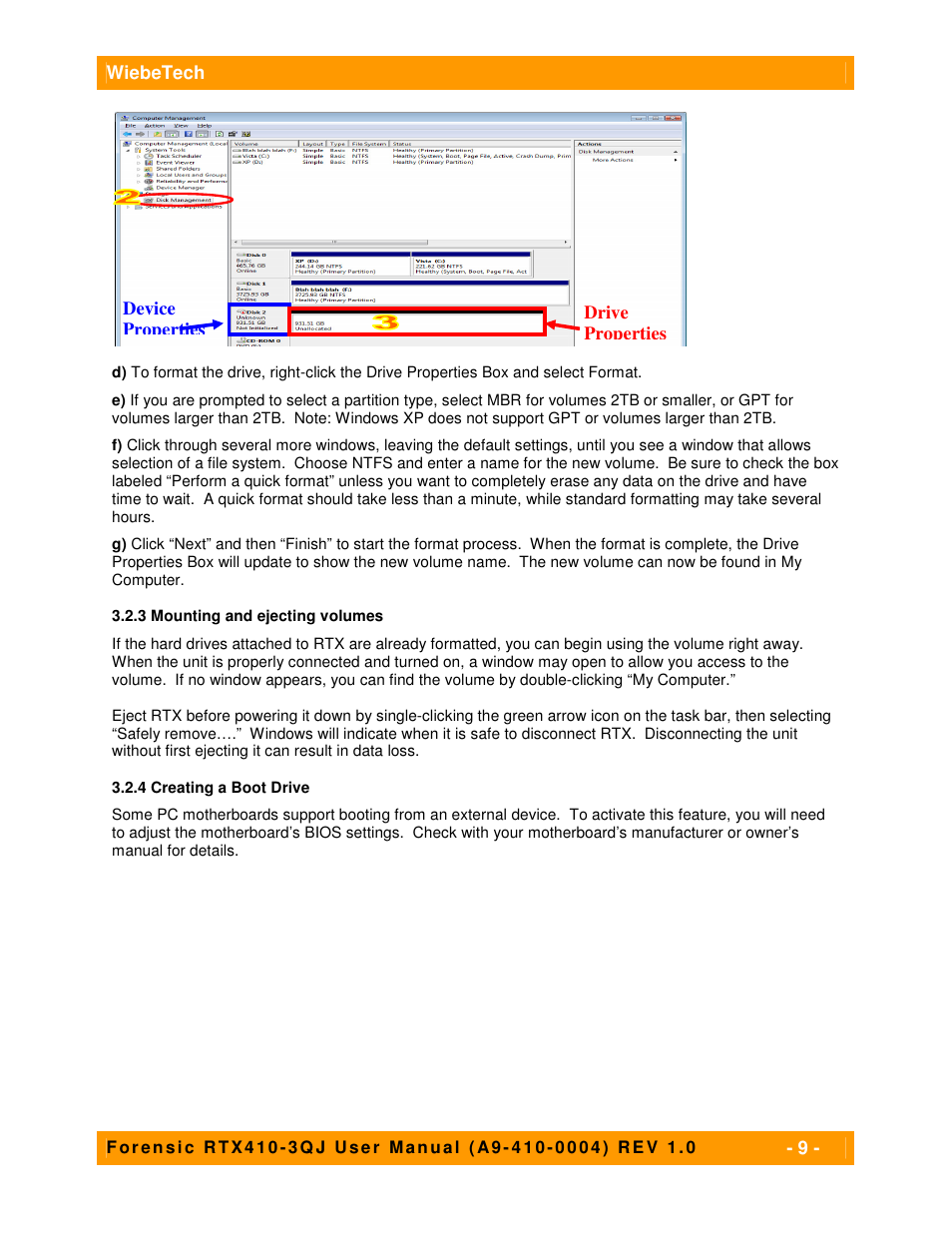 CRU Forensic RTX User Manual | Page 9 / 12